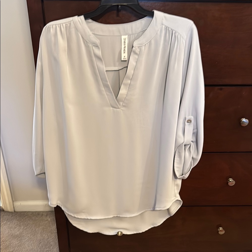 Women's Gray Blouse